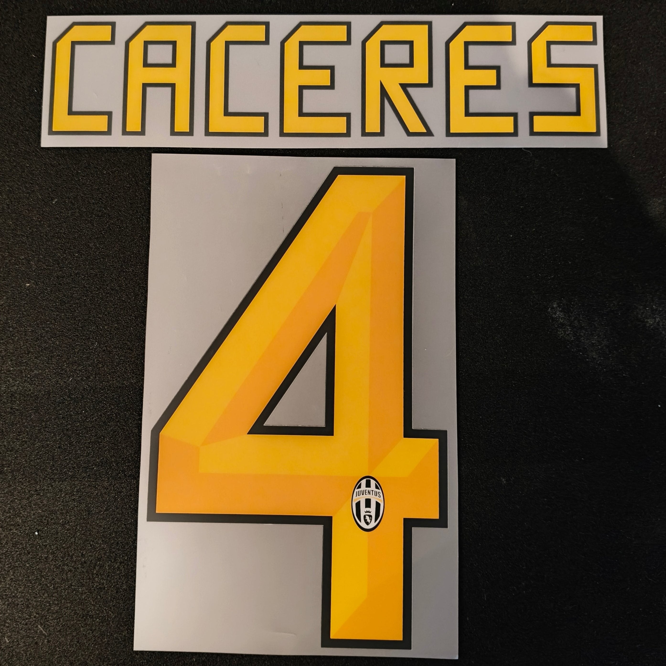 Caceres nameset FC Juventus home