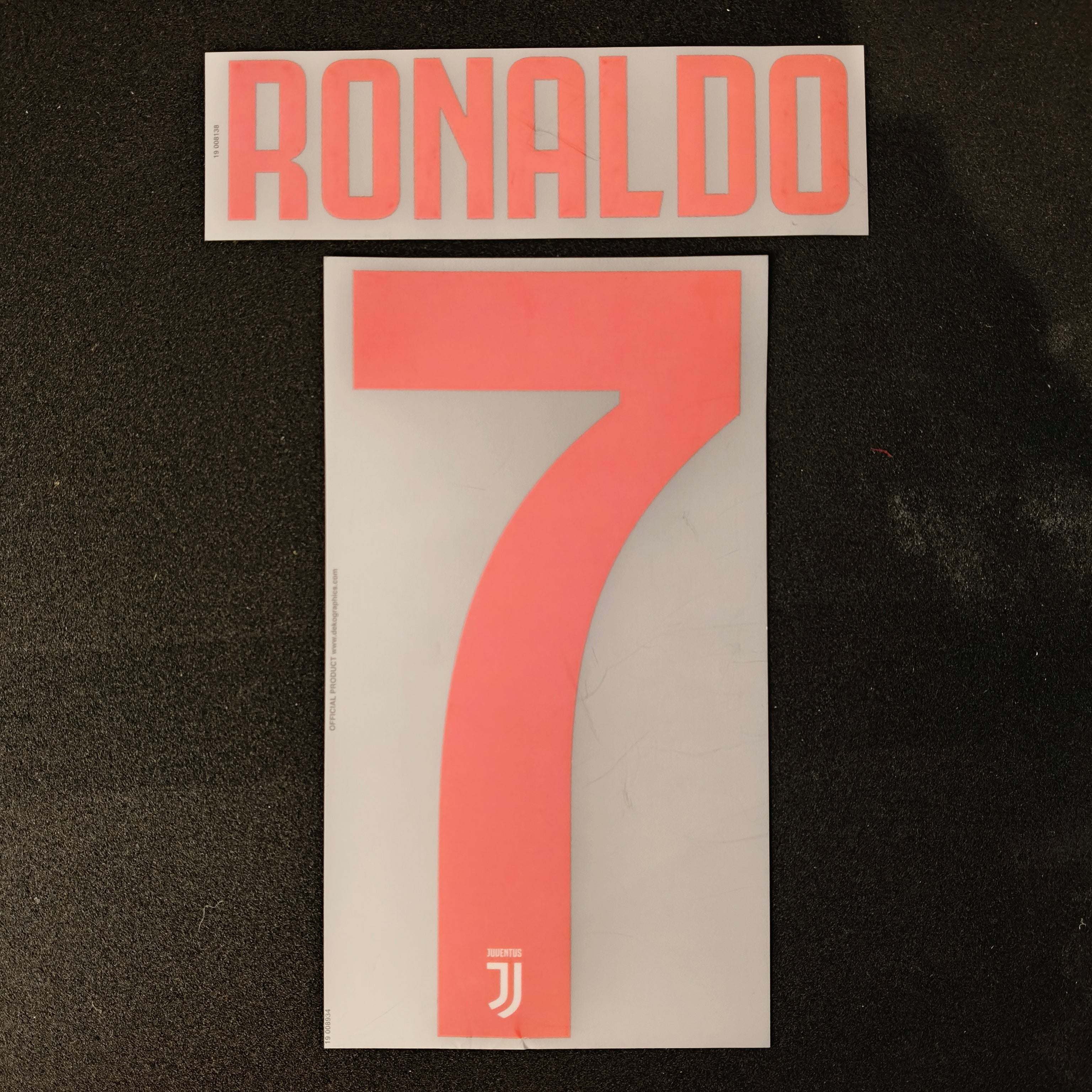 C. Ronaldo nameset FC Juventus