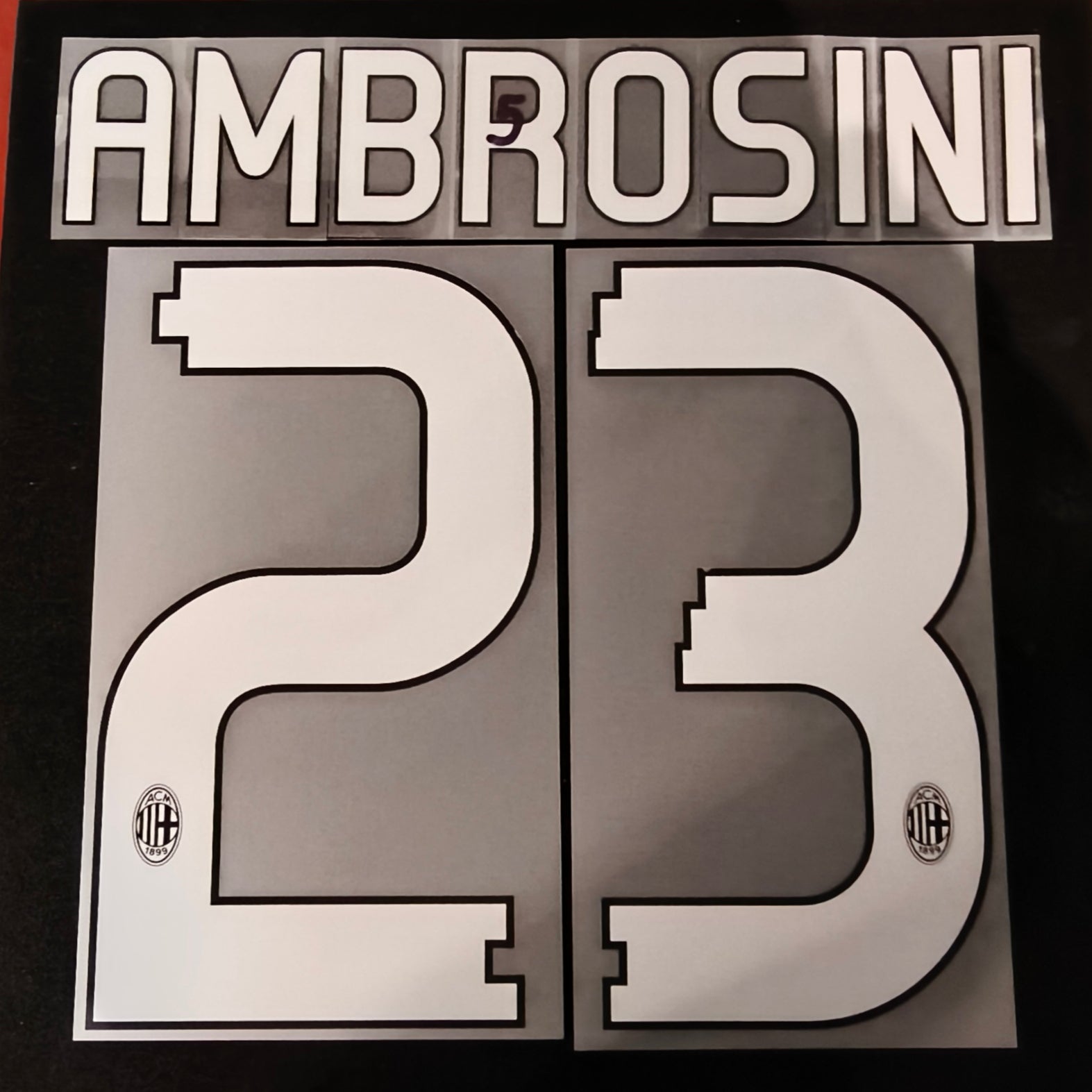 Ambrosini nameset AC Milan