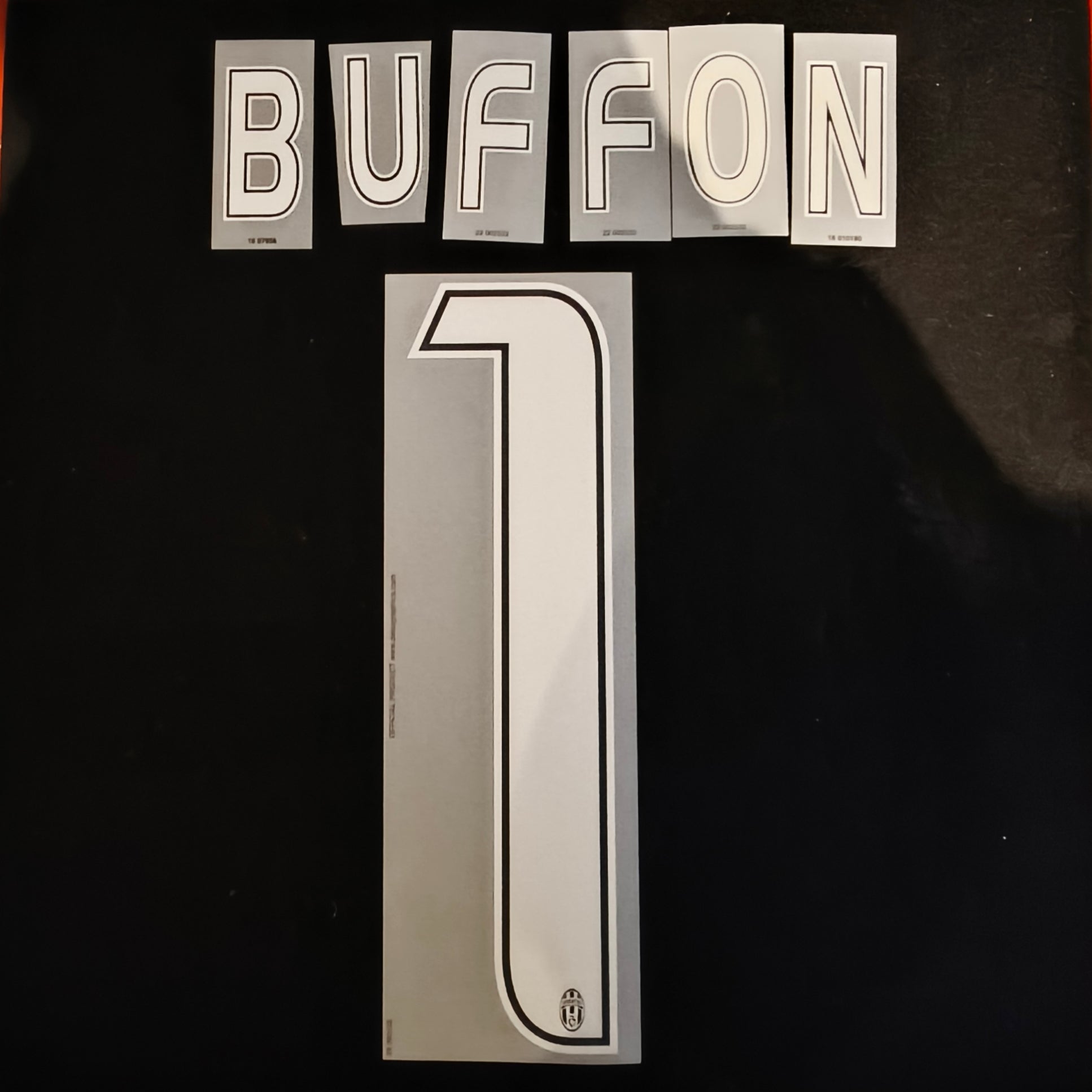 Buffon lettering Juventus