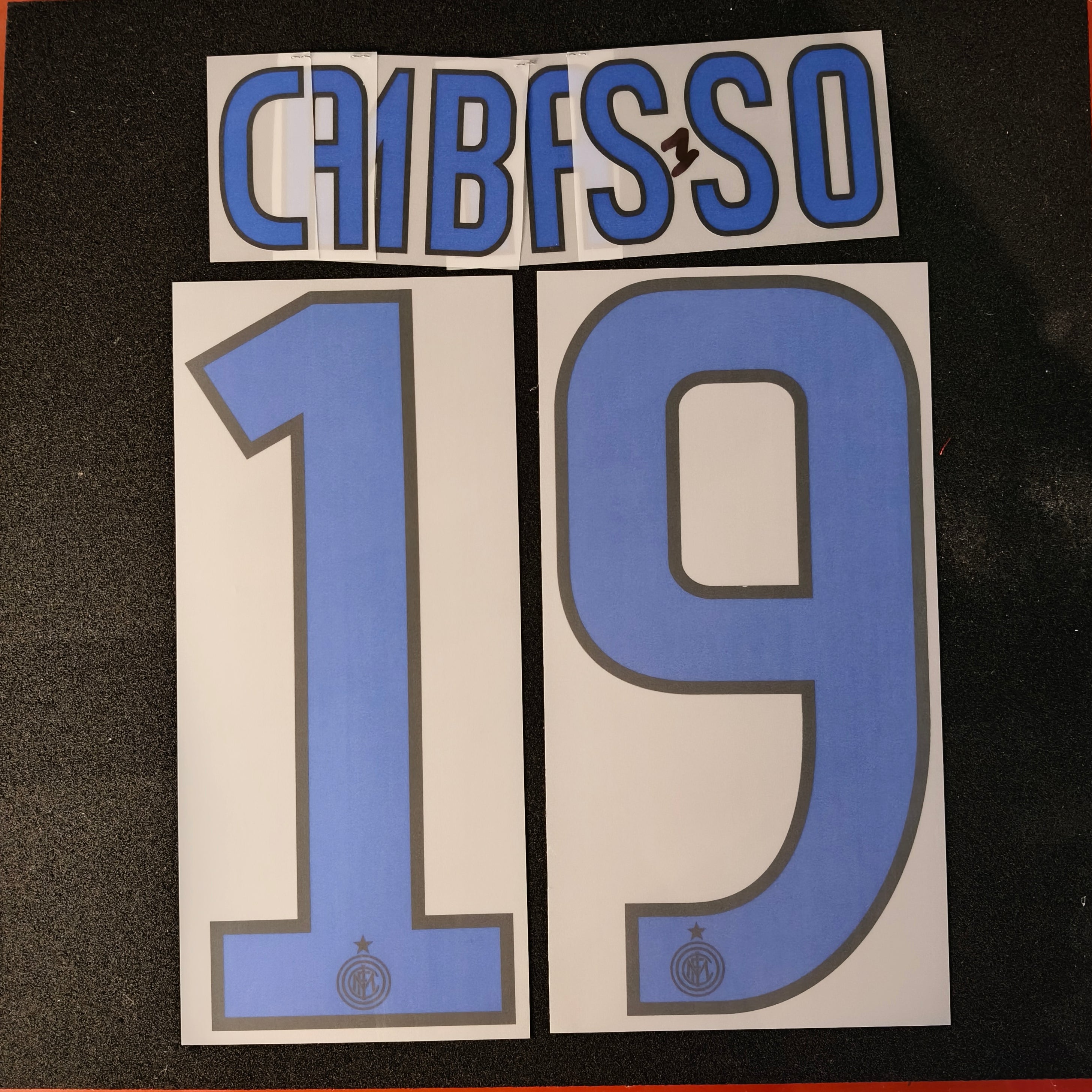 Cambiasso nameset FC Inter away