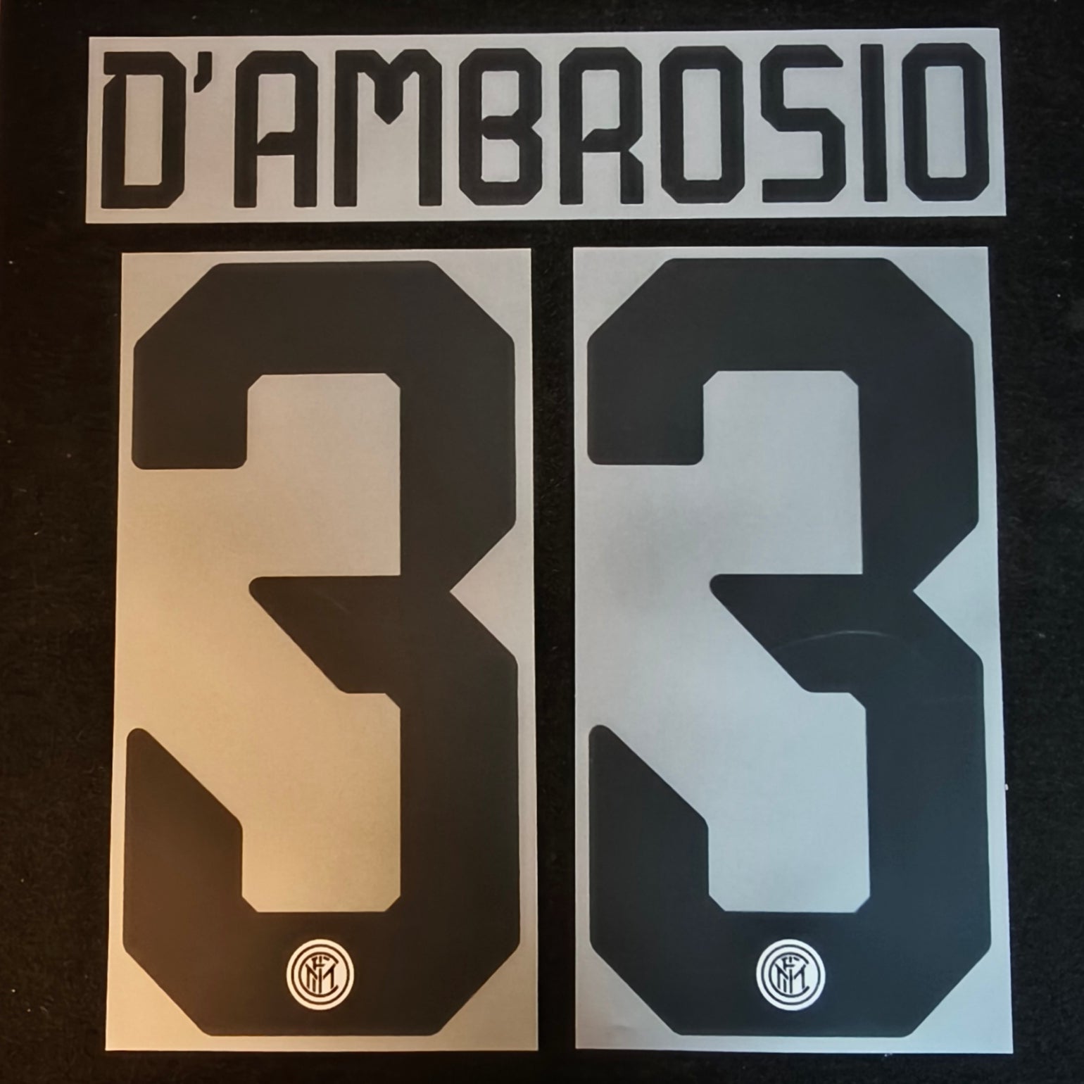 D'Ambrosio nameset FC Inter